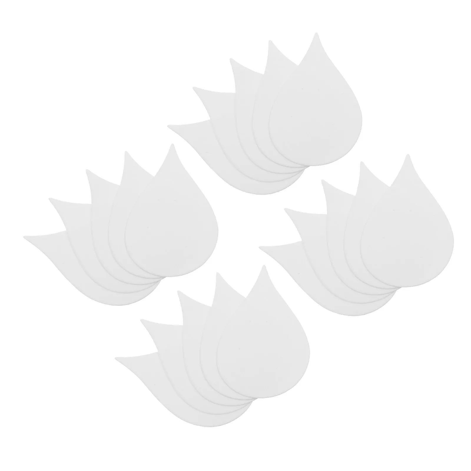 

100 шт. многоразовых тест-полосок для духов в форме капли, для точного определения аромата, для образцов эфирных масел