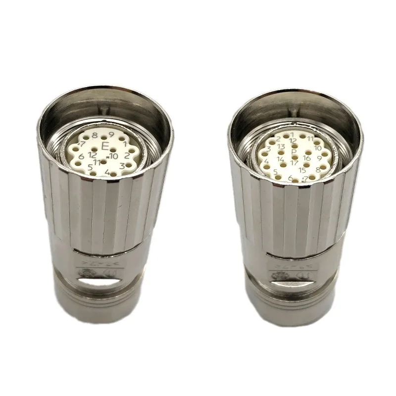 M23 12/17-poliger Luftfahrt-Stecker – wasserdichter Encoderstecker für Servomotoren (ASTA S120)