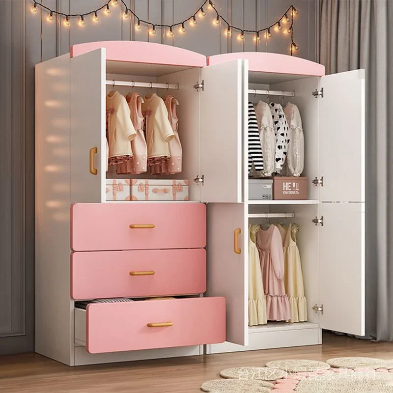 China manufacturer custom kids folding wood wardrobe cabinet