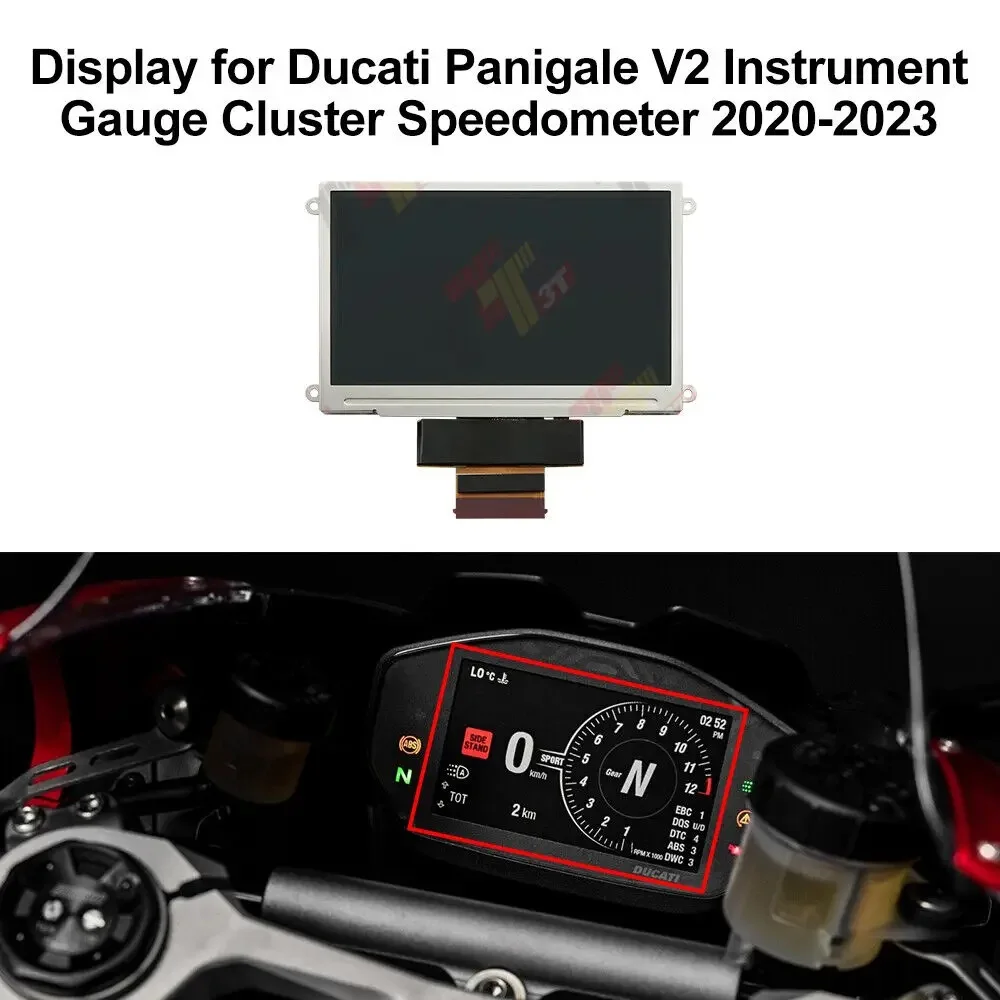 Dashboard LCD Display for Ducati Panigale V2 Instrument Gauge Cluster Speedometer 2020-2023