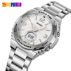 SKMEI 2310 Waterproof Electronic Watch Male Digital Stainless Steel Wristwatch Luxury Men's Clock Movement Watches Reloj Hombre
