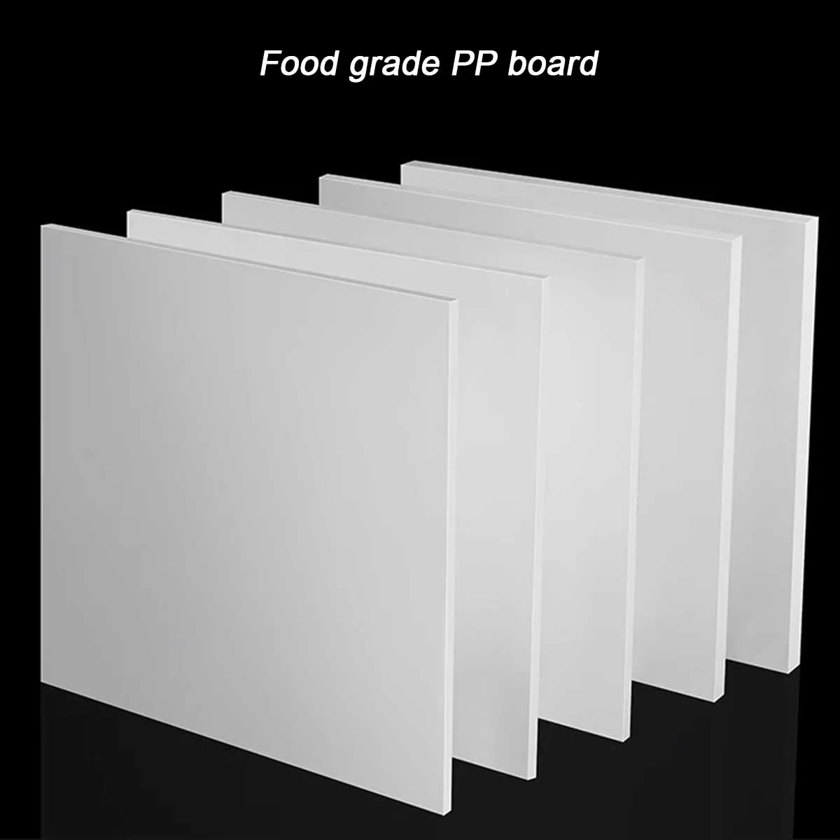Food Grade Waterproof Wear Resistant White Polypropylene Sheets PP Plates Plastic Board Thickness 1/2/3/4/5/6/8/10/15/20mm