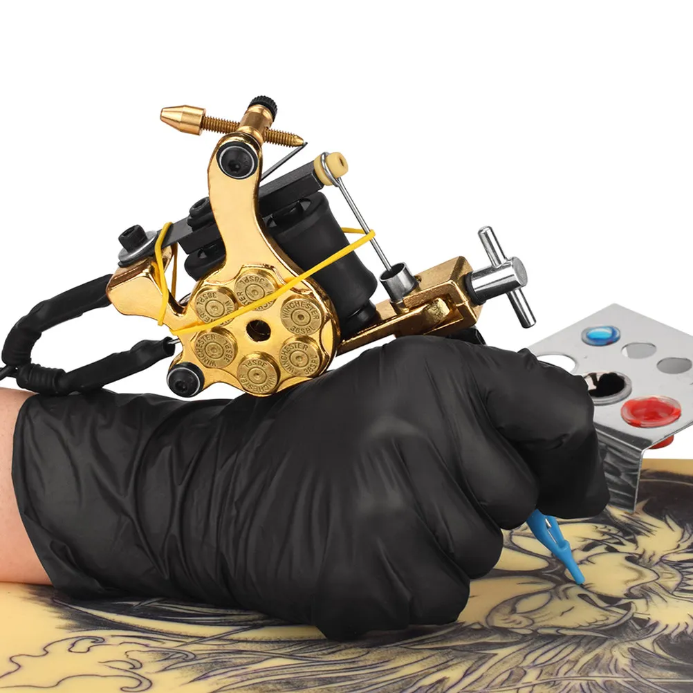 

High Performance Zinc Alloy Coil Tattoo Machine Smooth Quiet Operation for Lining Shading Totem Tattoos Portable Reusable