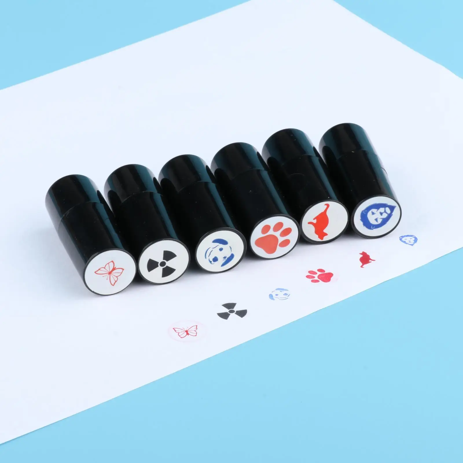 2X Golf Ball Stamper Stamp Marker Impression Seal แห้งเร็วพลาสติก