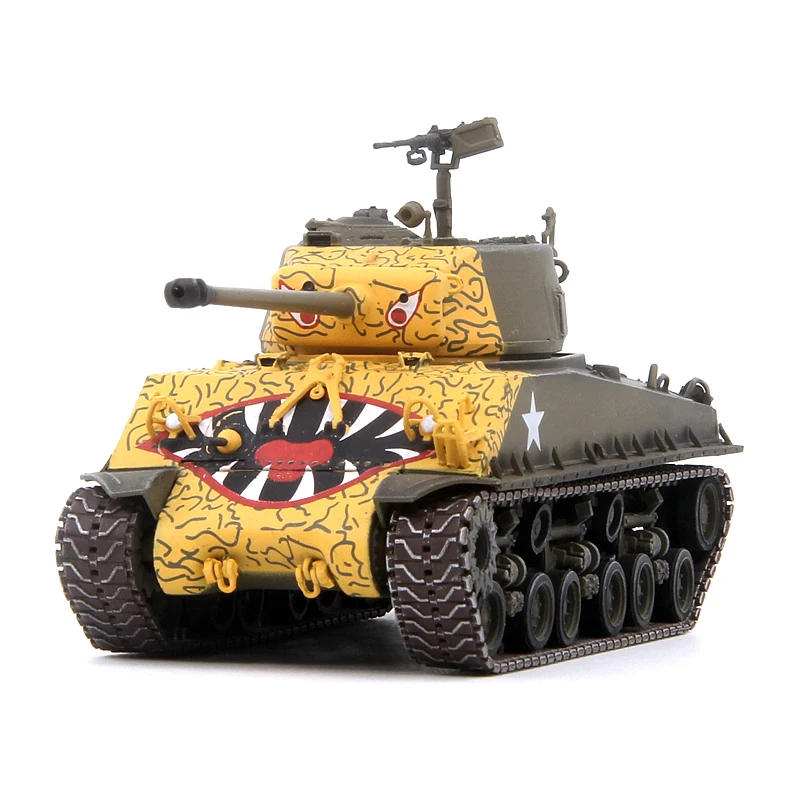 1/72 Scale US Army M4A3E8 Sherman Tank 25th Infantry Division Korean 1951 Crawler Vehicle Model Collection Toys Gifts