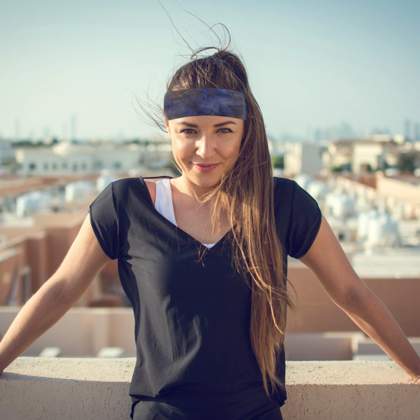 

5 Pcs Daily Life Hair Accessories Band Yoga Headband Knotted Bands Criss Cross Breathable Sports Headwrap