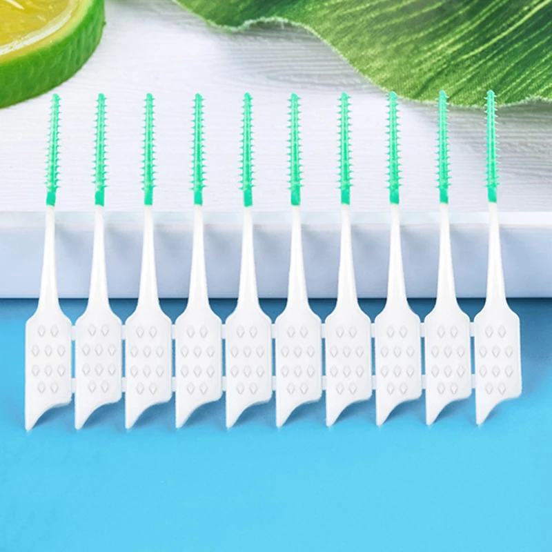 150Pcs/set Silicone Interdental Brushes Dental Cleaning Brush Teeth Care Dental floss Toothpicks Oral Tools