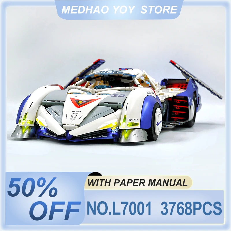 

IN STOCK MOC7001 Technical Super Sprot Car Hypercar Model Building Blocks Bricks Assembly Puzzle DIY Toy Birthday Gifts For Kids