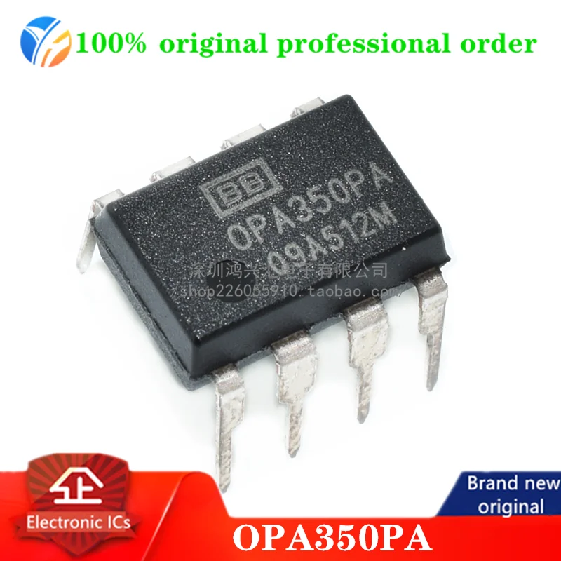 100% original OPA350PA Op Amp Single Precision Amplifier R-R I/O ±2.75V/5.5V 8-Pin PDIP Tube