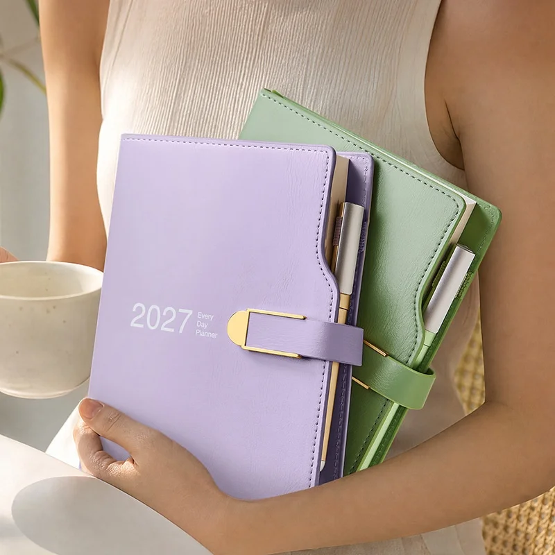 Planner 2027 Agenda Diary Calendar Daily Notebook Stationery Journal Organizer Bullet Notepad A5 A6 Note Book Sketchbook Plan
