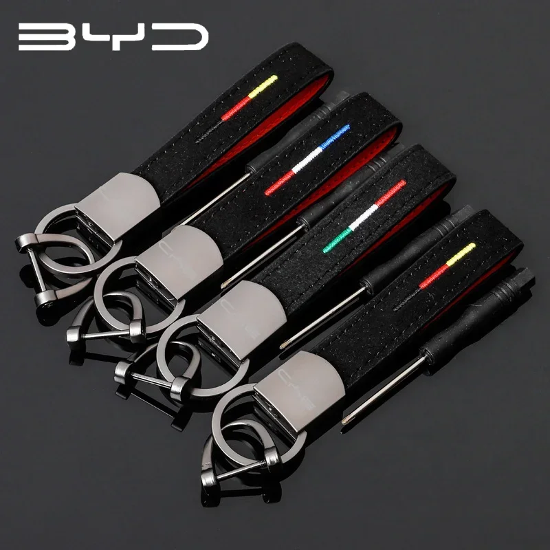 Suede Keyring Holde…