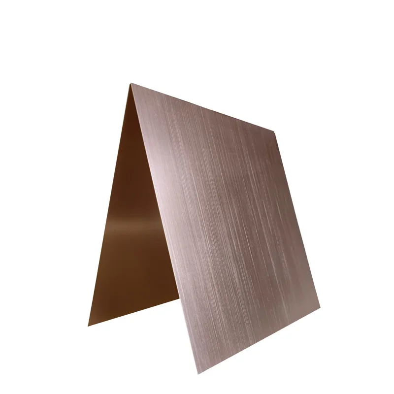 Thick 0.5/0.8/1.0/1.5/2.0mm Rose Gold Brushed Anodized Aluminum Plate 5052 Aluminum Alloy Flat sheet CNC Metal 100x100-200x200mm