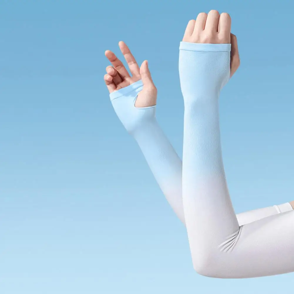 Sunscreen Sleeves Ice Sleeve for Summer Compression Arm Sleeves for Men Women Athletic Sun Protection Cover for Golf Football
