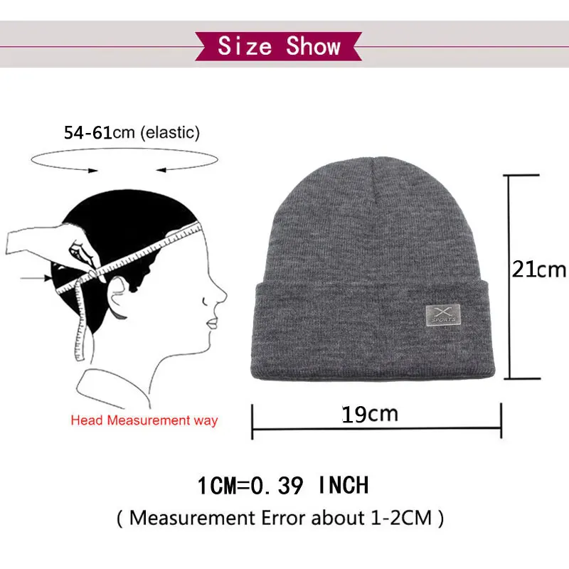 Skullies Beanies Herren Strickmütze Damen Wintermützen für Herren Beanie Mütze Herbst Beany Gabriпка Cristiano Homme Gorro Gabriпка Bonnet Caps – Detail 1