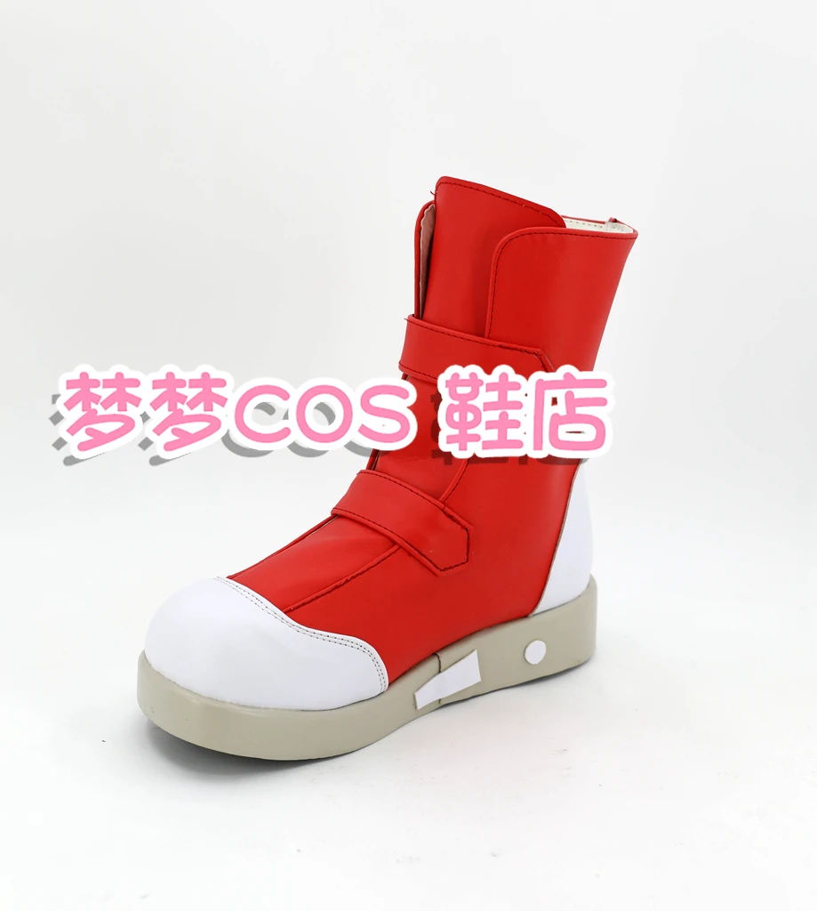 JP Anime Digital Monster 6 Fusion Mikey Kudo Cosplay Costume Shoes Handmade Leather Boots