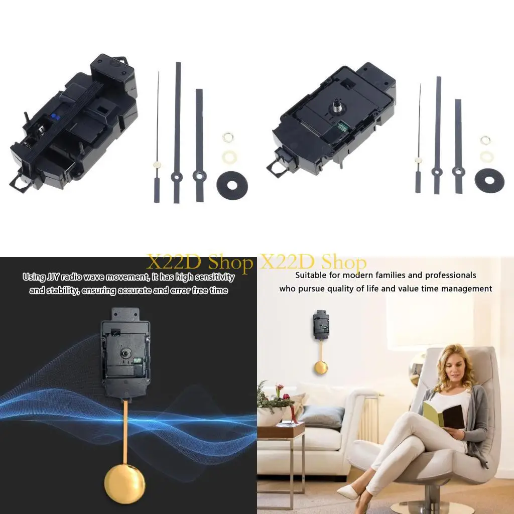 X22D Advanced Radio Signals Pendulum Clock Movement for Japanese Clock Repair Parts