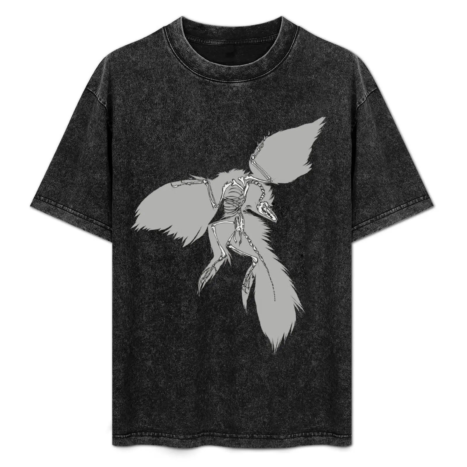 

Archaeopteryx dinosaurs skeleton tattoo T-Shirt Sun Protective Outdoor Tee Top