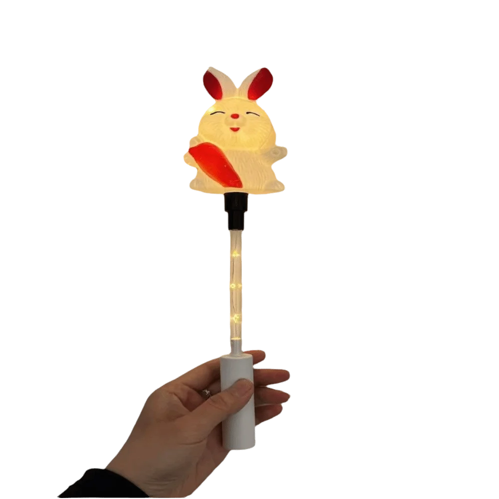 Santa Claus Handheld Glow Stick Snowman Rabbit Christmas LED Glowing Stick Tree Cute Party Light Stick Christmas Party