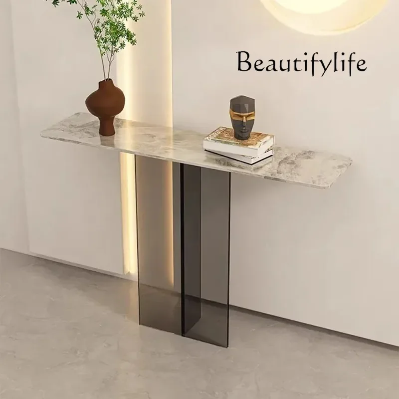 

decoración Glamour Modern Corner Table Simple Elegant Fashion Beauty Entryways Table Luxury Nordic Tavolo Salotto Hallway Tabl