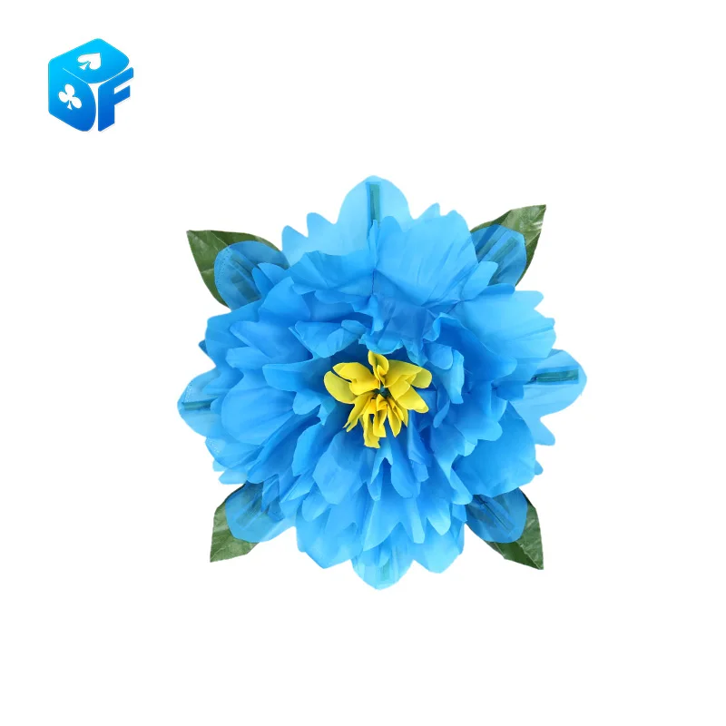 Peony Production  Magic Tricks diameter 46cm60cmFunny Stage Empty Hand Appearing Flower Magic Gimmick  flash flower