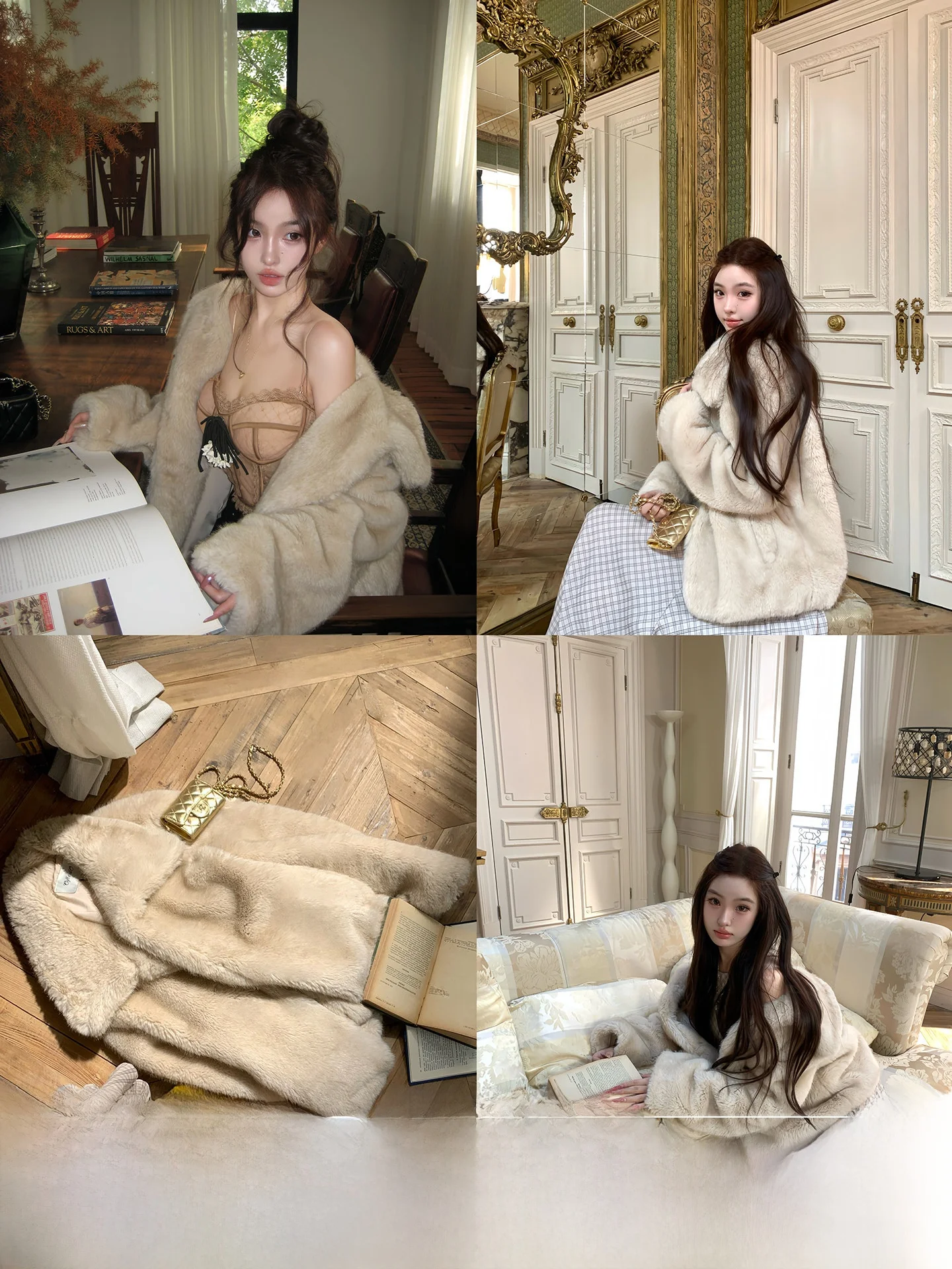 

Мягкое пальто из искусственного меха OYFF коричневого цвета для женщин, теплая верхняя одежда для повседневного использования, зимняя коллекция