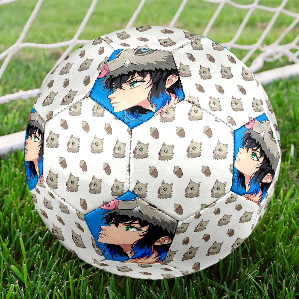 Demon Slayer Outdoor Sports Training size 5 Soccer Ball PVC Competition Printed Cartoon Character Game Holiday Gift_LIAN