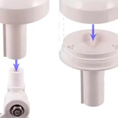 /GPS /Mushroom /Head Timing Antenna Housing G3/4 Thread ABS Shell For Beidou Marine Navigation Outdoor Signal Reception Accessor