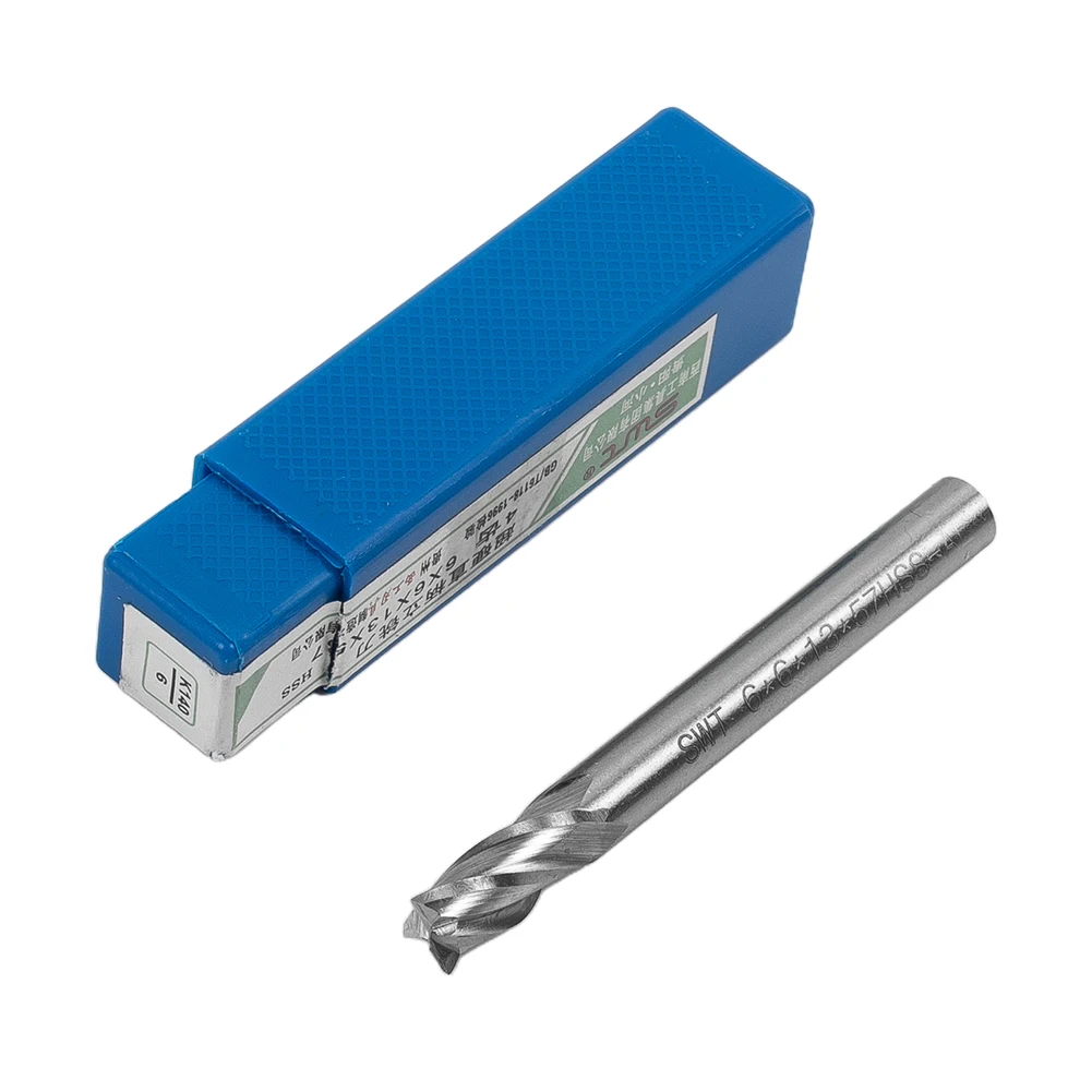 4 Flute End Mill Cutter Straight Shank Drill Tools High-speed 4/6/8/10/12mm Bit 1pc High Quailty Hot Sale Useful