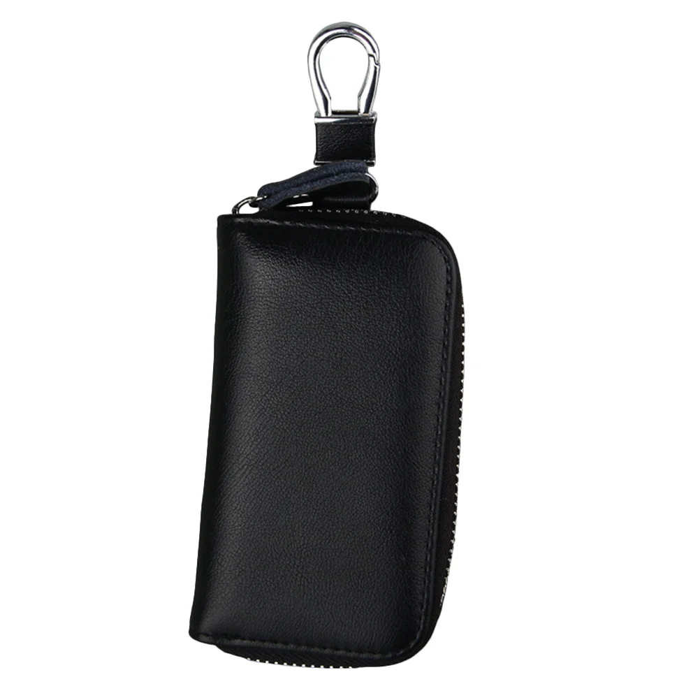 

Premium Car Key Holder Chic Key Bag with Clasp Protector for Keys Avoid Scratches and Loss Waist Mount Grey