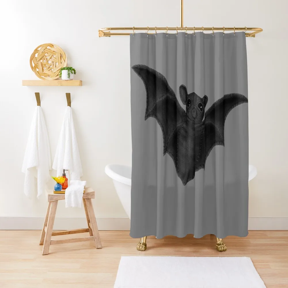 

Bat Dollcreature- Halloween, Bat, Spooky, Shower Curtain Shower For Bathrooms In The Bathroom Shower Sets For Bathroom Curtain