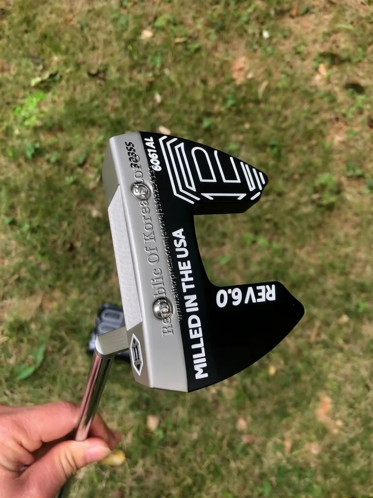 Nuevo putter de golf para zurdos REV 6.0 SLANT, putter de golf torticollis de 32/33/34/35/36 pulgadas con eje de acero y funda protectora.