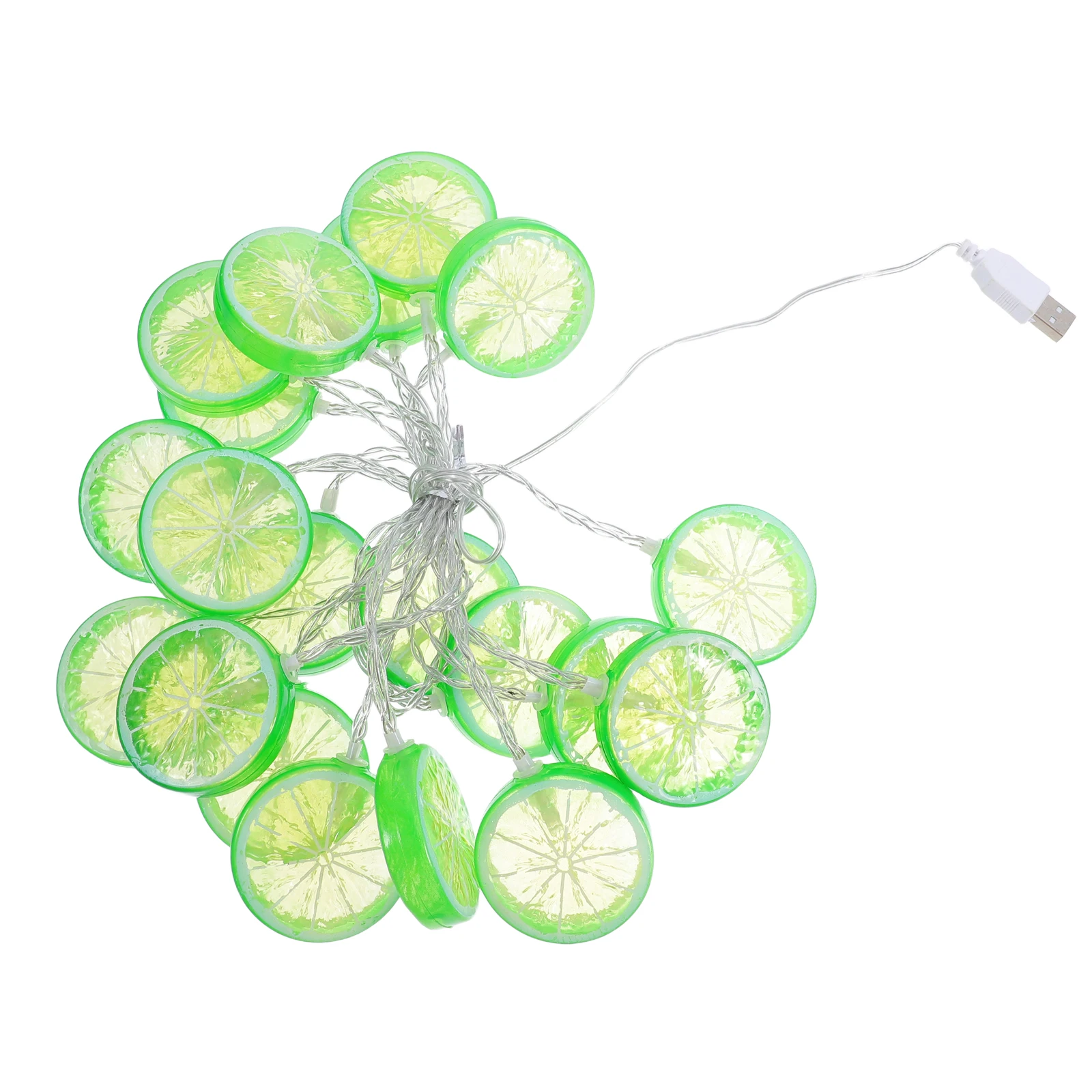 

Led String Lights 10M Usb Lime Slice Plug In Small Decorative Wire Bedroom Party Wedding Home Garden Energy Efficient Long