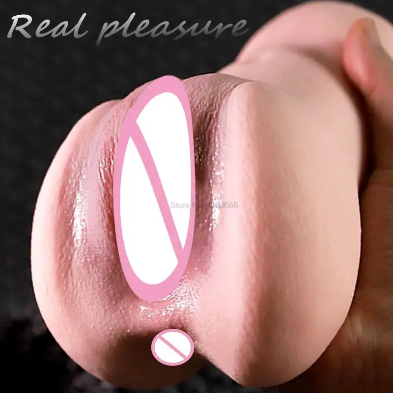 Masturbator? for Man 18 Vagina Masturbation Double Channel Pocket Pusssy Sexualex Men Toys Silicone Vaginal Adult Supplies Sex