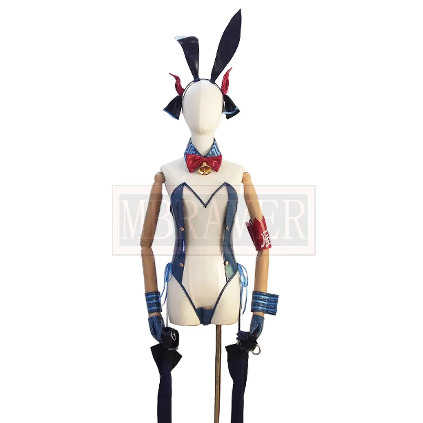 

Blue Archive Amau Ako Bunny Cosplay Costume Halloween Party Christmas Uniform Custom Made Any Size