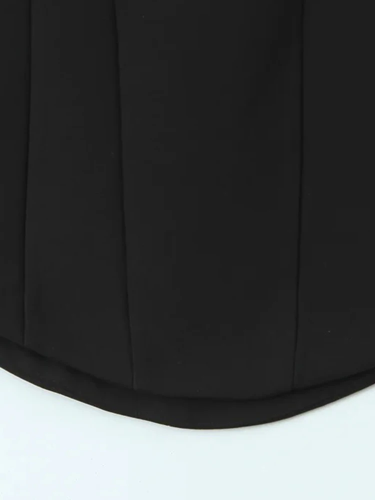 Mini abito a fiori di nuova moda da donna Abiti senza maniche senza schienale alla moda autunnale femminile