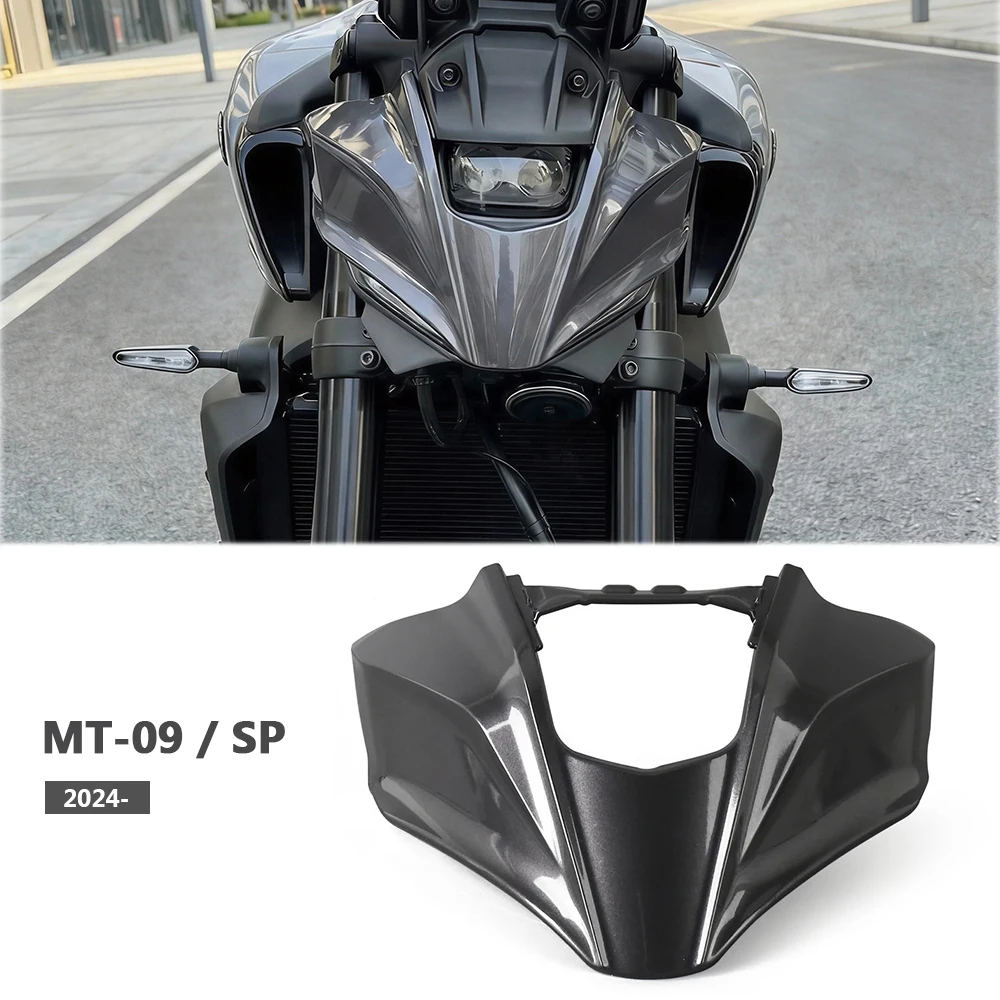 

New Headlight Cover Head Cowl Upper Nose Fairing For Yamaha MT-09 MT09 MT 09 SP 2024 2025 Motorcycle Front Headlamp Mask