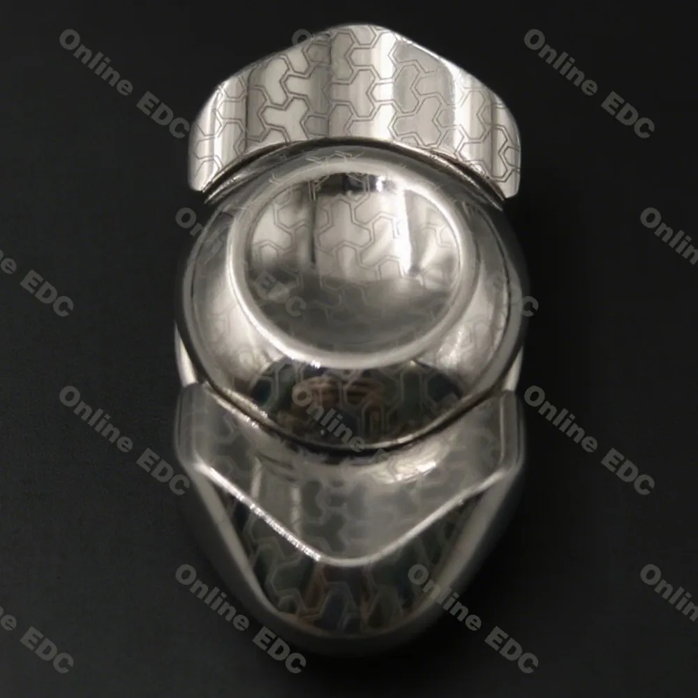 Brinquedos edc usados tieri edc duas folhas giroscópio titânio mão sentir fidget spinner acessórios de mesa de escritório brinquedos para adultos