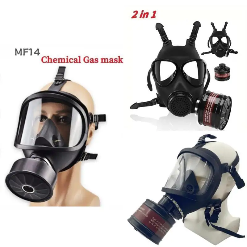 Chemical respirator filter self-priming mask Nuclear pollution protection Full face gas mask, MF14/87 Gas Mask
