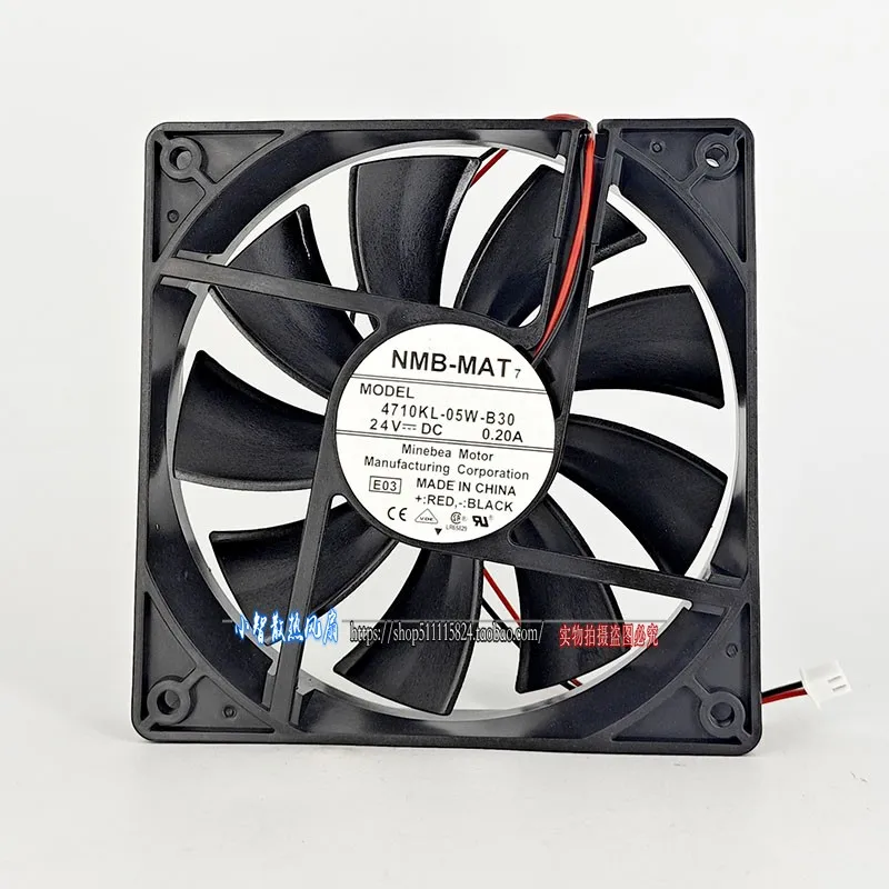 ORIGINAL 4710KL-05W-B30 24V 0.2A 12025 120*120*25mm NEW COOLING FAN RADIATOR