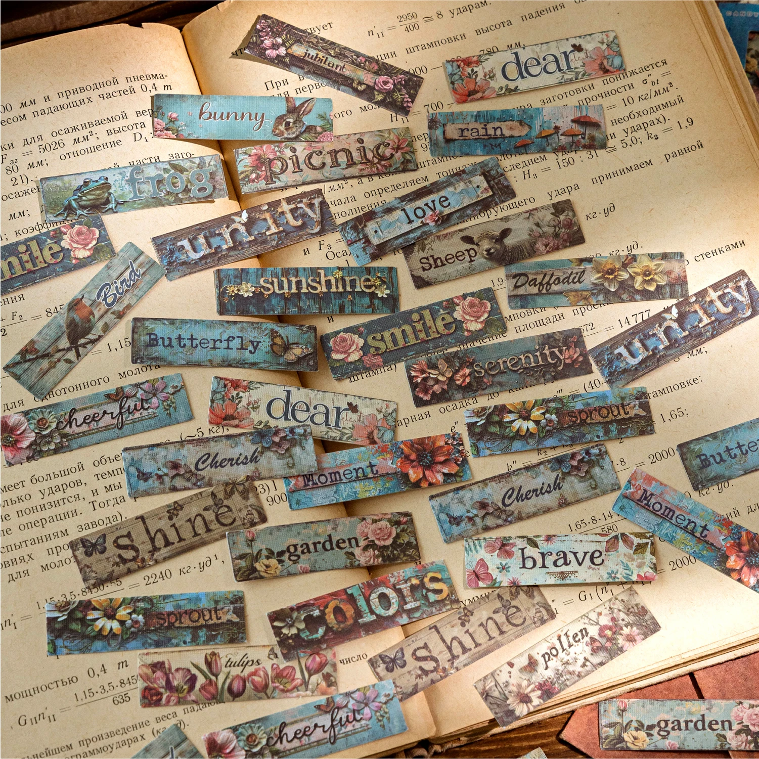 50 Pcs Vintage Lett… - image