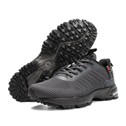 Baasploa Men Running Shoes Brand Breathable Mesh Outdoor Grass New Male Sneakers Shoes Walking Gym Shoes For Men Plus size 41-50