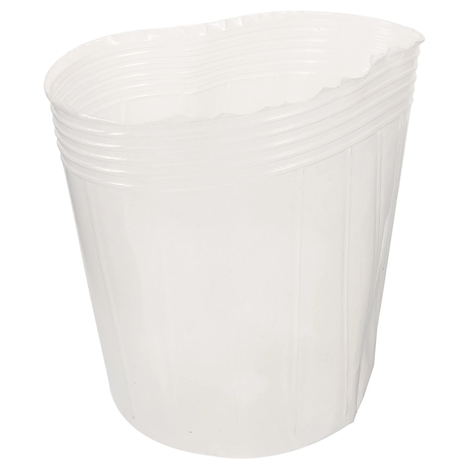 

10 Pcs Plastic Flower Pot Lining Large Liner Planter Garden Inserts Plants Seedling for Pots Supplies