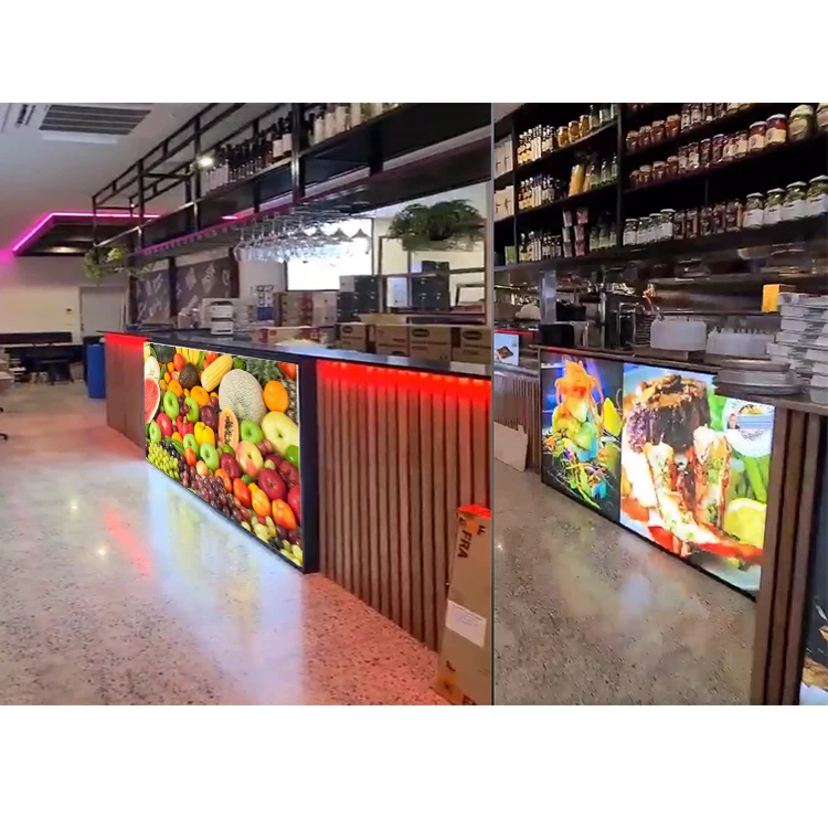 شاشة LED ثابتة داخلية P5، شاشة LED للإعلان عن جدار الفيديو، لافتات رقمية، شاشة LED داخلية #4