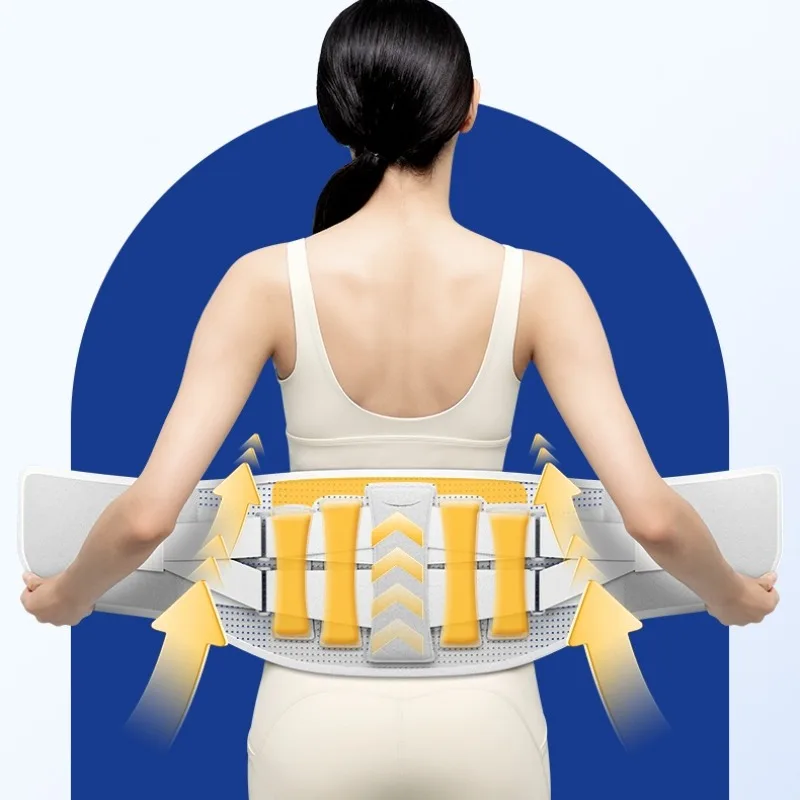 

Дышащий непухосный поясничный поддерживающий пояс, спортивный фитнес-йога, фиксированный бандаж, унисекс, мастер-изготовленный сидячий поясничный пояс