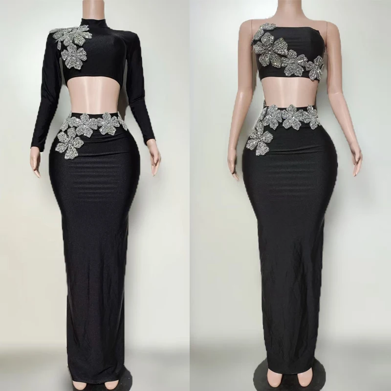 Fashion Singer Evening Dresses Women Stage Jazz Dance Performance Costume Bar Celebrate Party Dress Festival Outfit XS10349