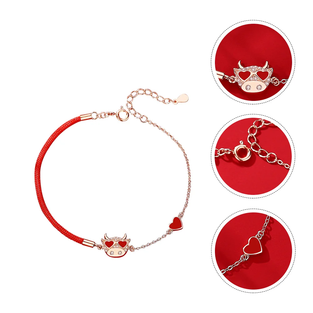 Sterling Silver Bracelet Creative Wristb Daily Wear Simple Bangle Women Accessories Year Gift Idea Pure Silver Bracelet