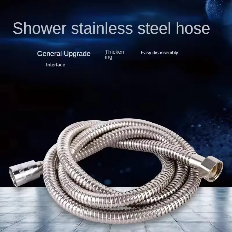 

5m 304 Stainless Steel Shower Hose High Quality Faucet Hose Flexible Shower Hose Thick Silicone Bathroom 3 Meter Shower