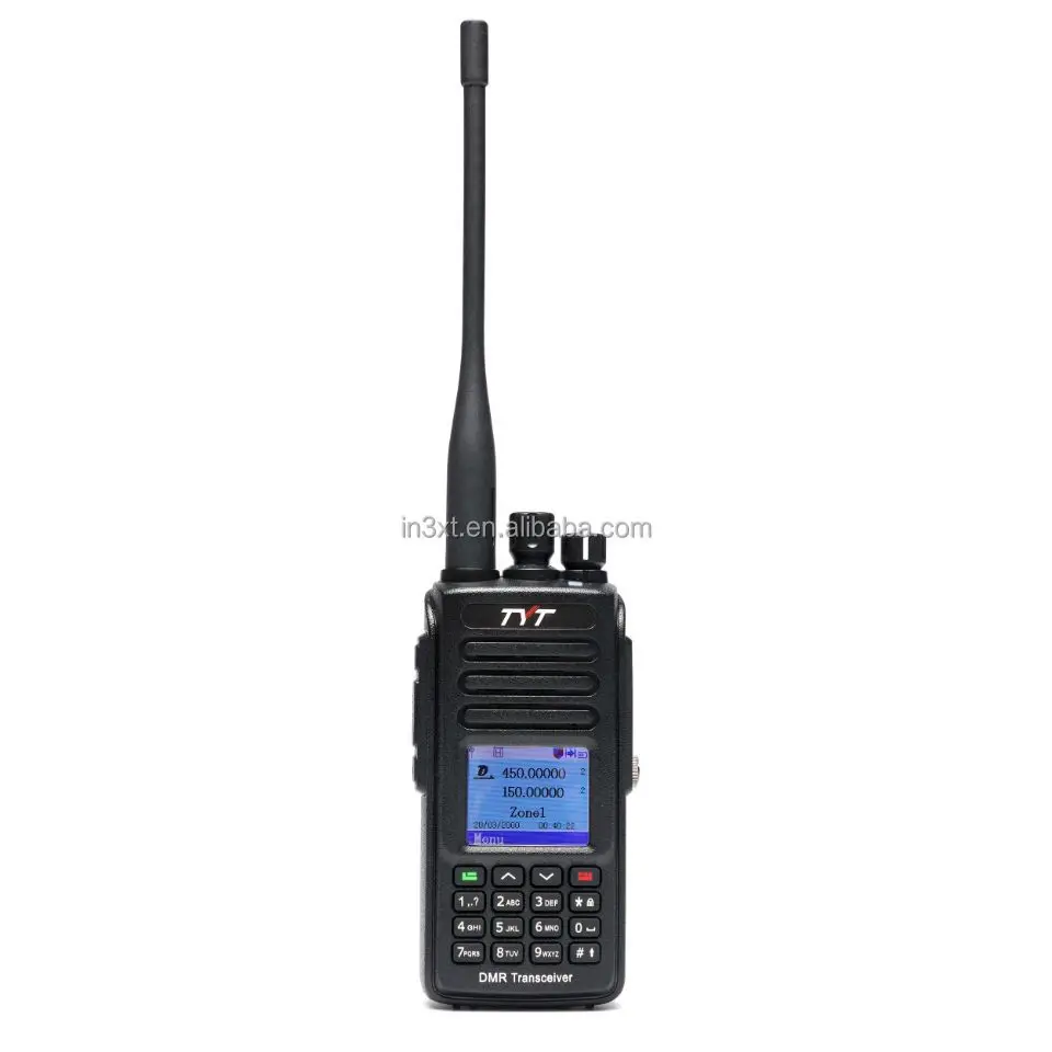 TYT MD-UV390 Plus 10W AES256 Digital Walkie Talkie GPS Optional IP67 Waterproof Dual Band Digital DMR Two Way Radio Ham Radio