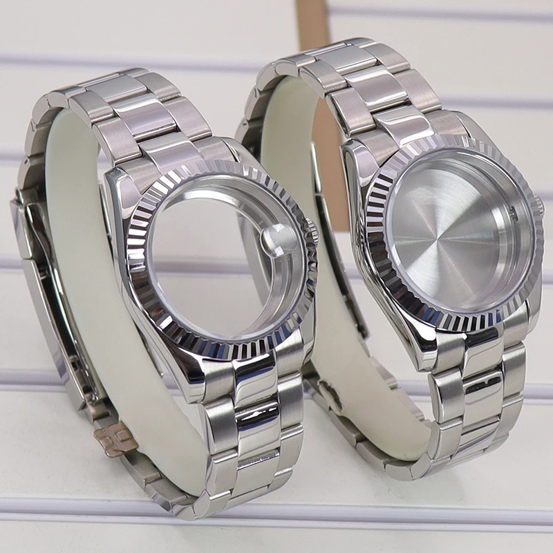 FENYA 36mm 40mm Luxury Watch Case Watchband For Datejust Seiko Nh35 Nh36 Nh34/38 Miyota 8215 Movement 28.5mm Dial Sapphire Glass