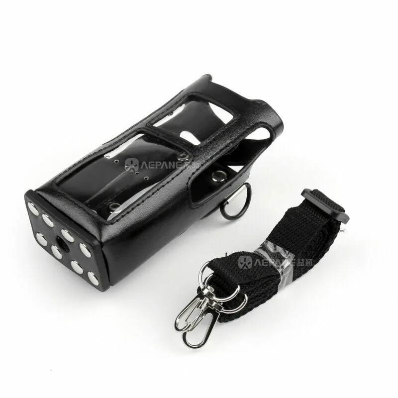 Hard Leather Carry Case For motorola  MTP3150 MTP3250 MTP3500 MTP3550 BS2 S5  radio accessories